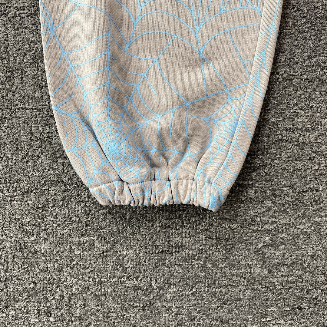 Pantalon de survêtement SP5DER AOP WEB Gris chiné