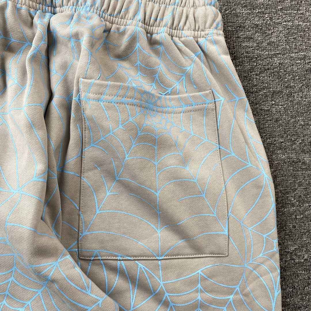 Pantalon de survêtement SP5DER AOP WEB Gris chiné