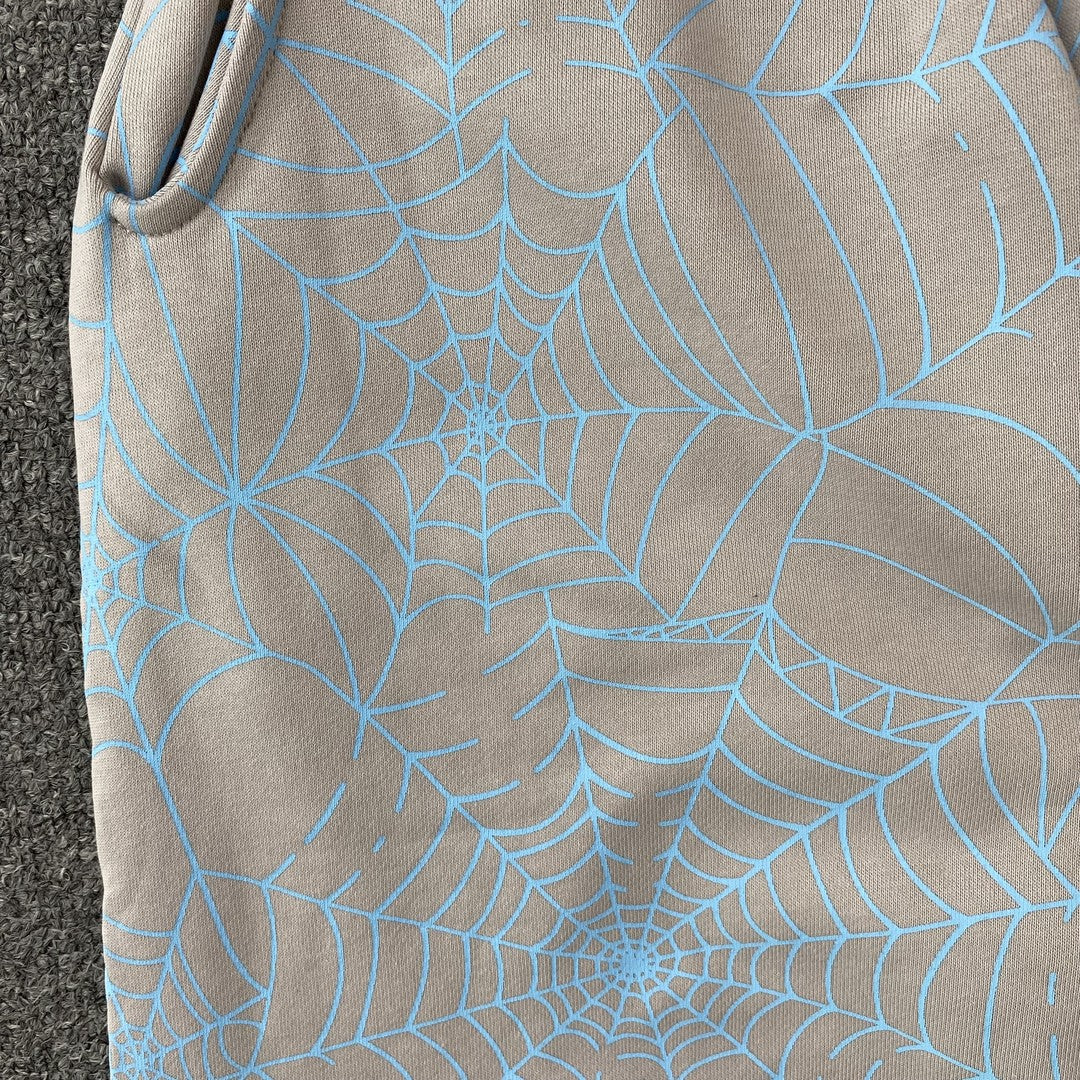 Pantalon de survêtement SP5DER AOP WEB Gris chiné