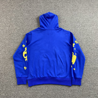 SP5DER BELUGA HOODIE TC BLEU