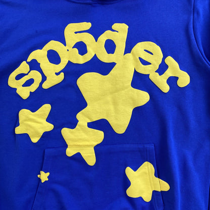 SP5DER BELUGA HOODIE TC BLEU