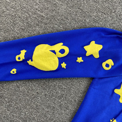 SP5DER BELUGA HOODIE TC BLEU