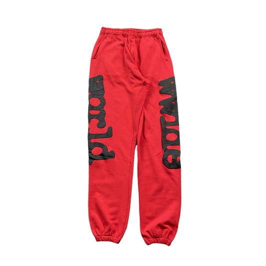 Pantalon de survêtement rouge SP5DER BELUGA
