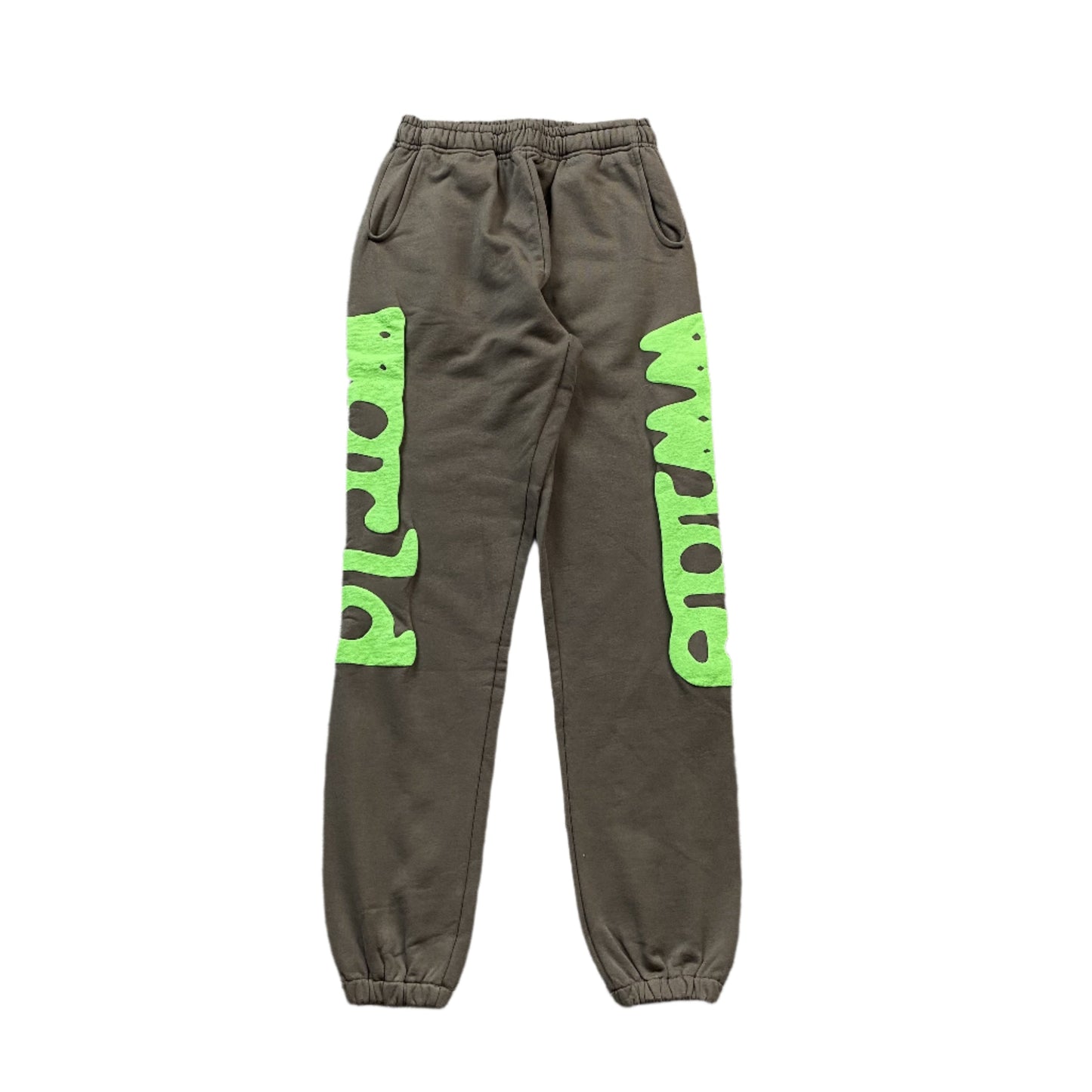 PANTALON DE SURVÊTEMENT SP5DER BELUGA GRIS ARDOISE/VERT