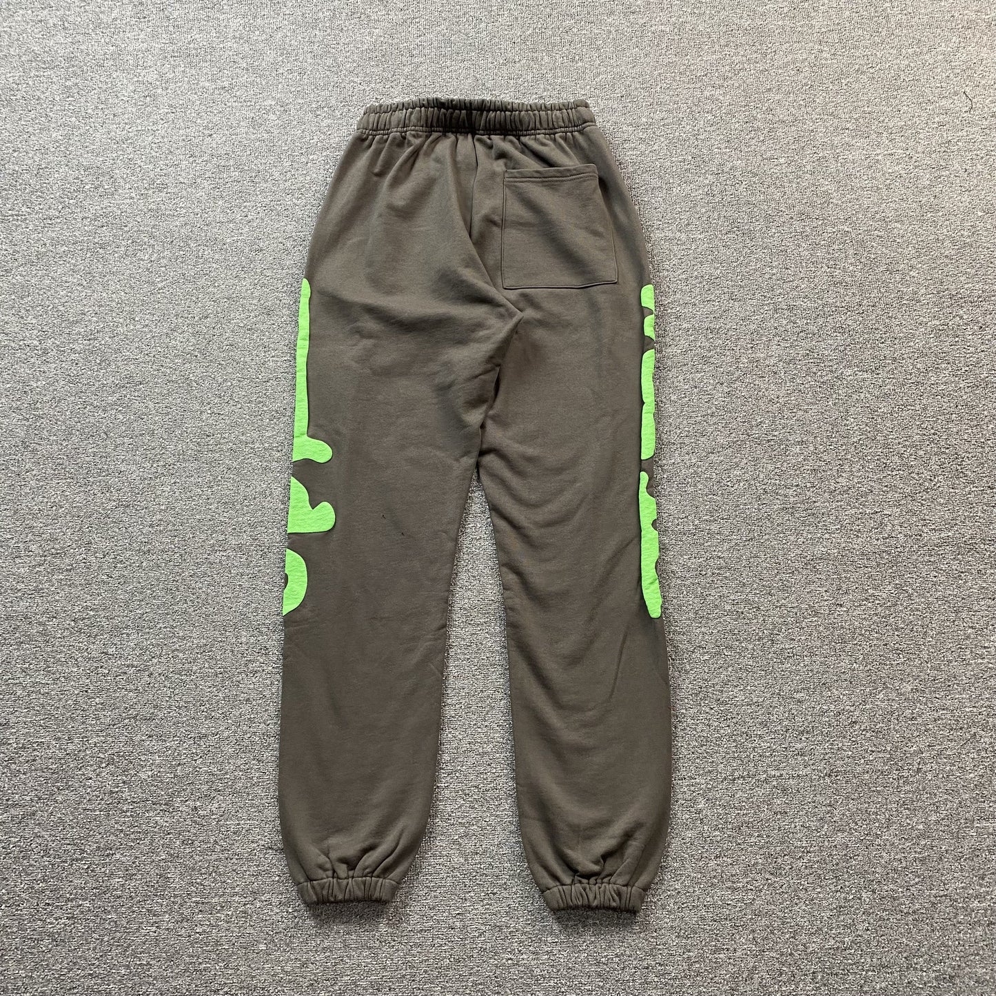 PANTALON DE SURVÊTEMENT SP5DER BELUGA GRIS ARDOISE/VERT