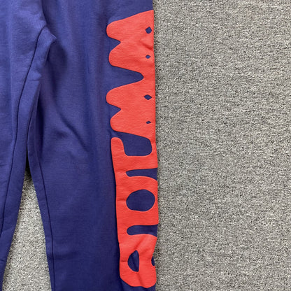 Pantalon de survêtement SP5DER BELUGA, couleur ardoise marine