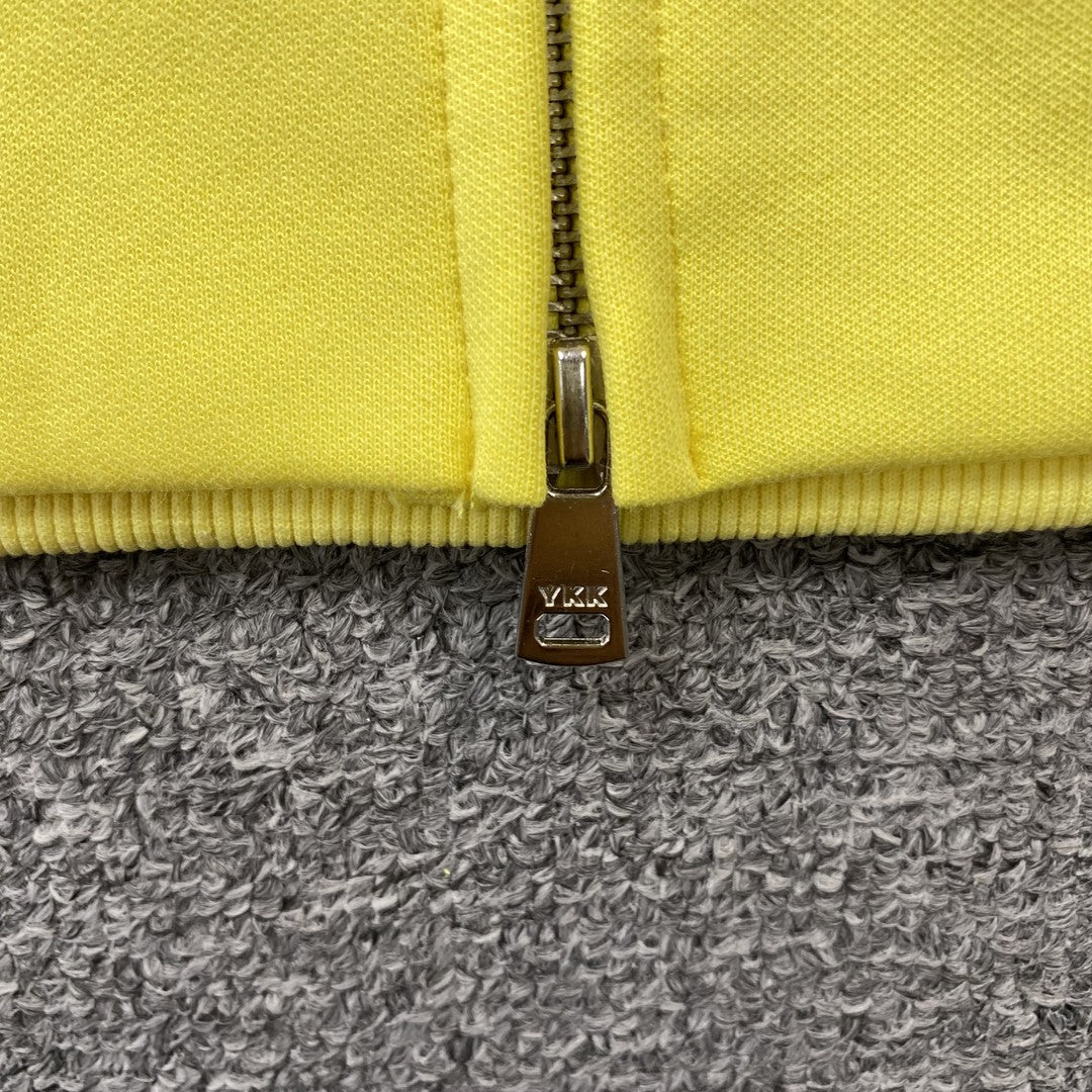 SP5DER SWEAT À CAPUCHE FERMÉ DOUBLE COUCHE 5 ÉTOILES JAUNE