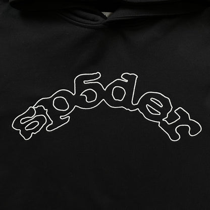 Sweat à capuche noir SP5DER OG LOGO