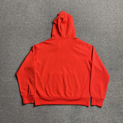 Sweat à capuche rouge SP5DER avec logo OG