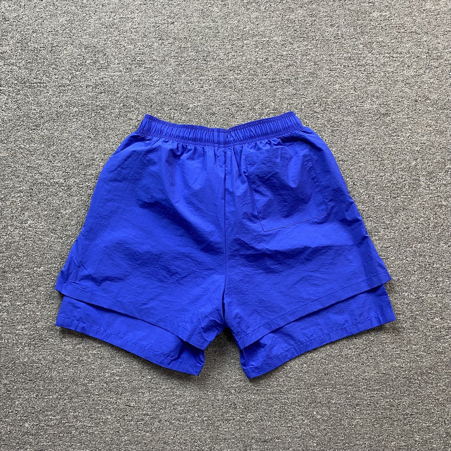 SHORT SP5DER OG WEB DOUBLE COUCHE BLEU