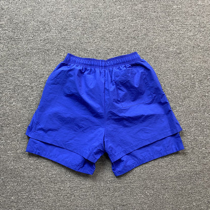 SHORT SP5DER OG WEB DOUBLE COUCHE BLEU