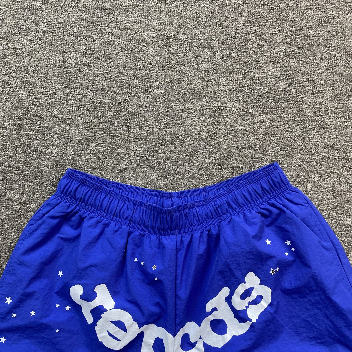 SHORT SP5DER OG WEB DOUBLE COUCHE BLEU