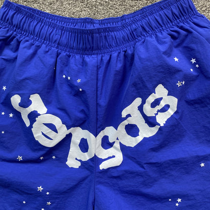 SHORT SP5DER OG WEB DOUBLE COUCHE BLEU