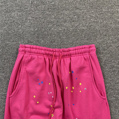 PANTALON DE SURVÊTEMENT SP5DER ROSE