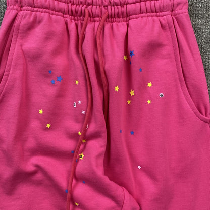 PANTALON DE SURVÊTEMENT SP5DER ROSE