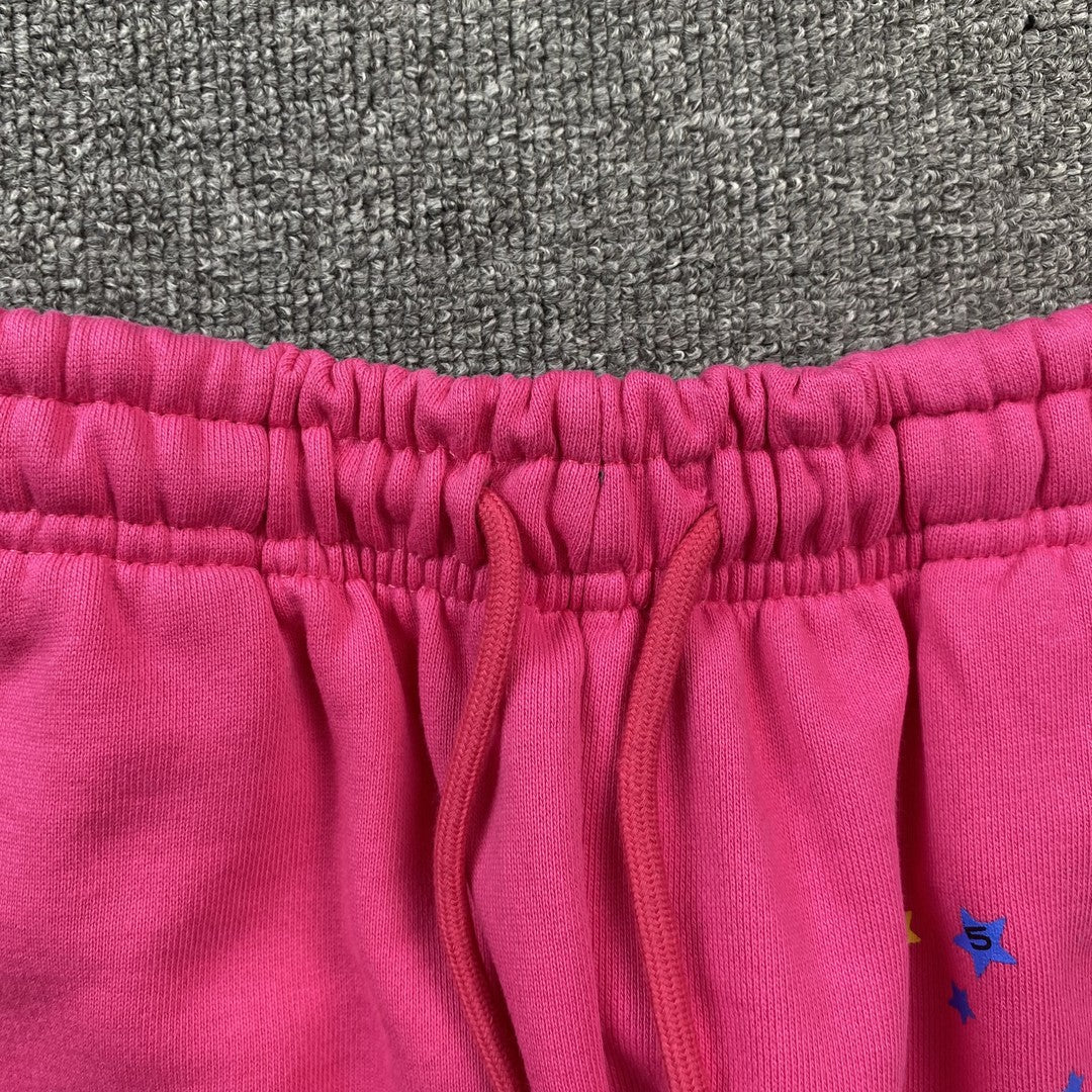 PANTALON DE SURVÊTEMENT SP5DER ROSE