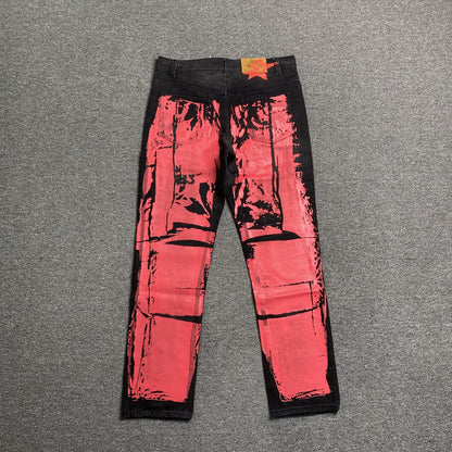 SP5DER PEINT MOTO DENIM NOIR