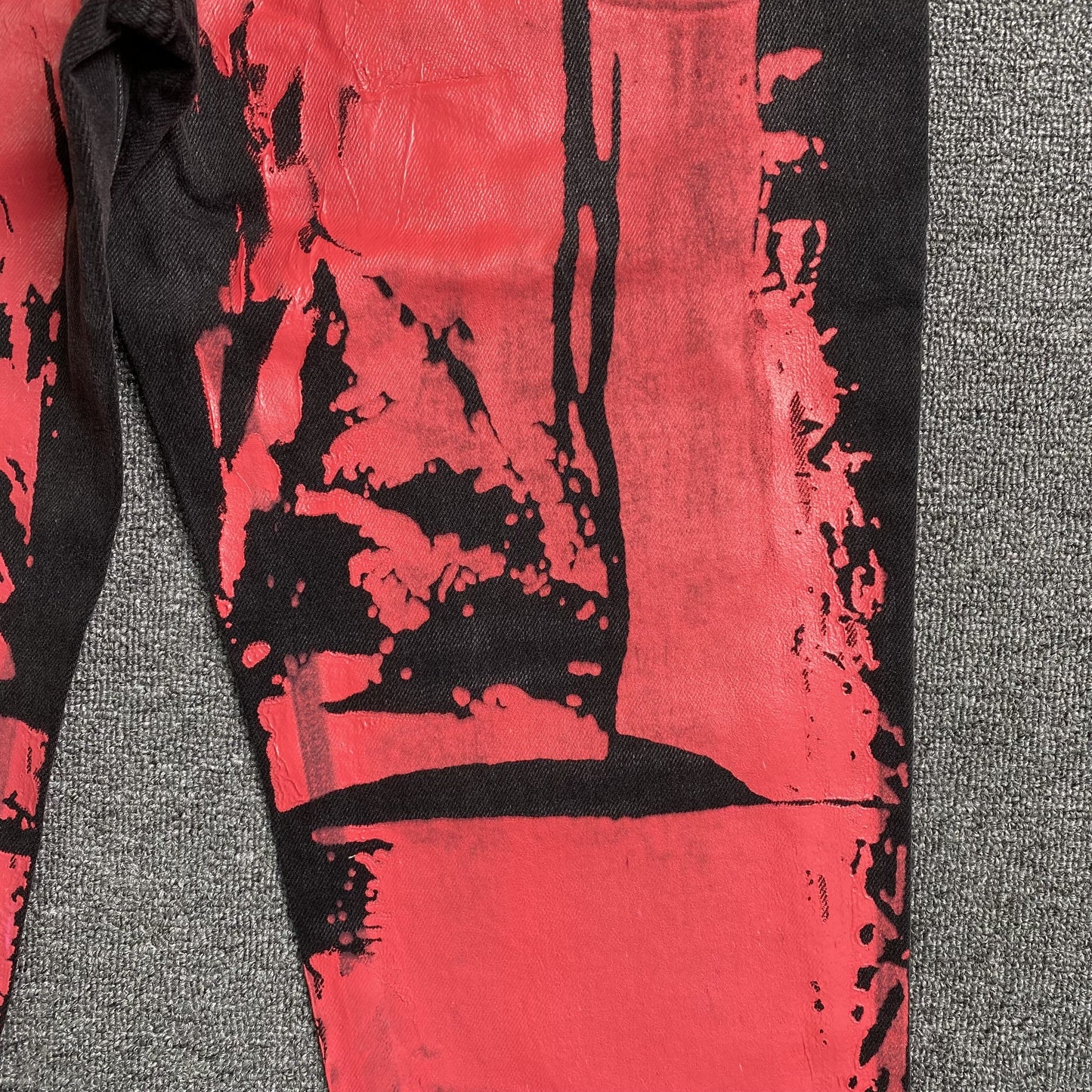 SP5DER PEINT MOTO DENIM NOIR