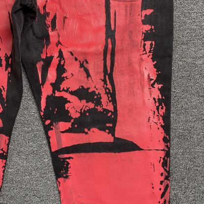 SP5DER PEINT MOTO DENIM NOIR