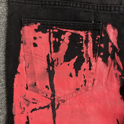 SP5DER PEINT MOTO DENIM NOIR