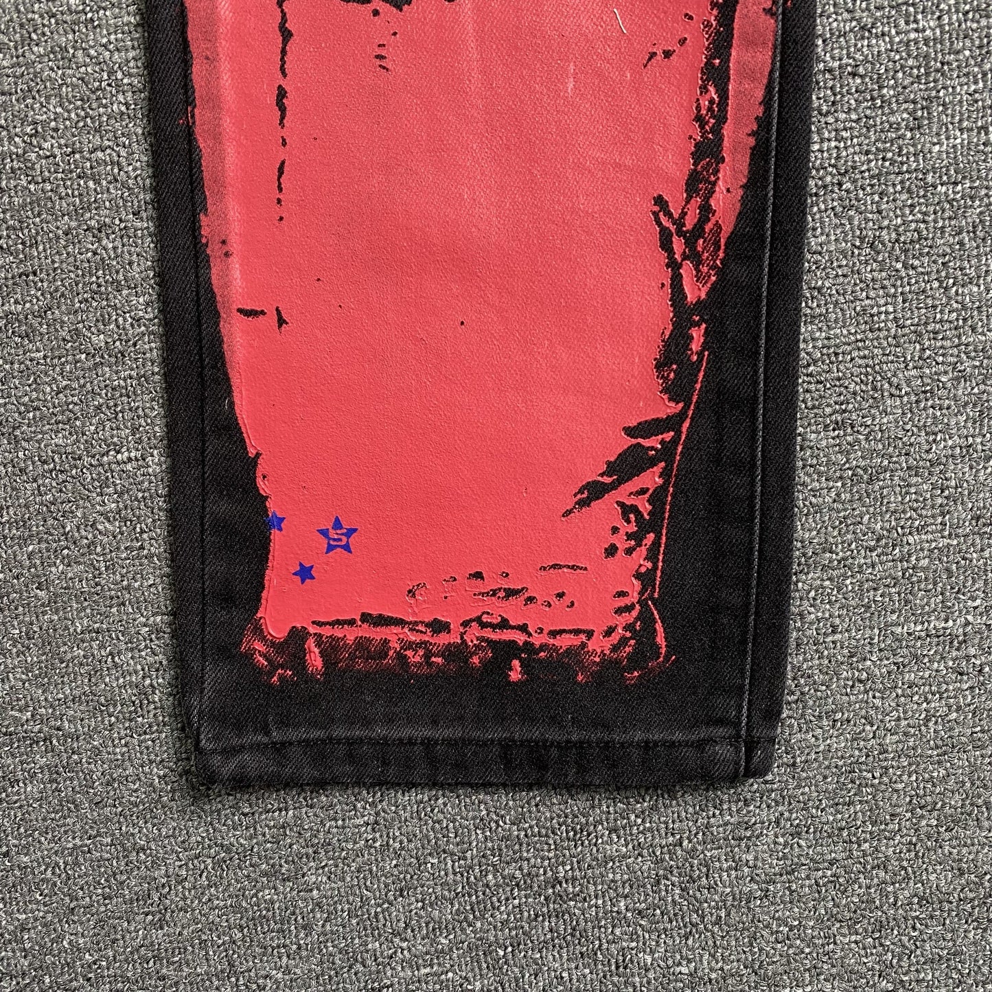 SP5DER PEINT MOTO DENIM NOIR