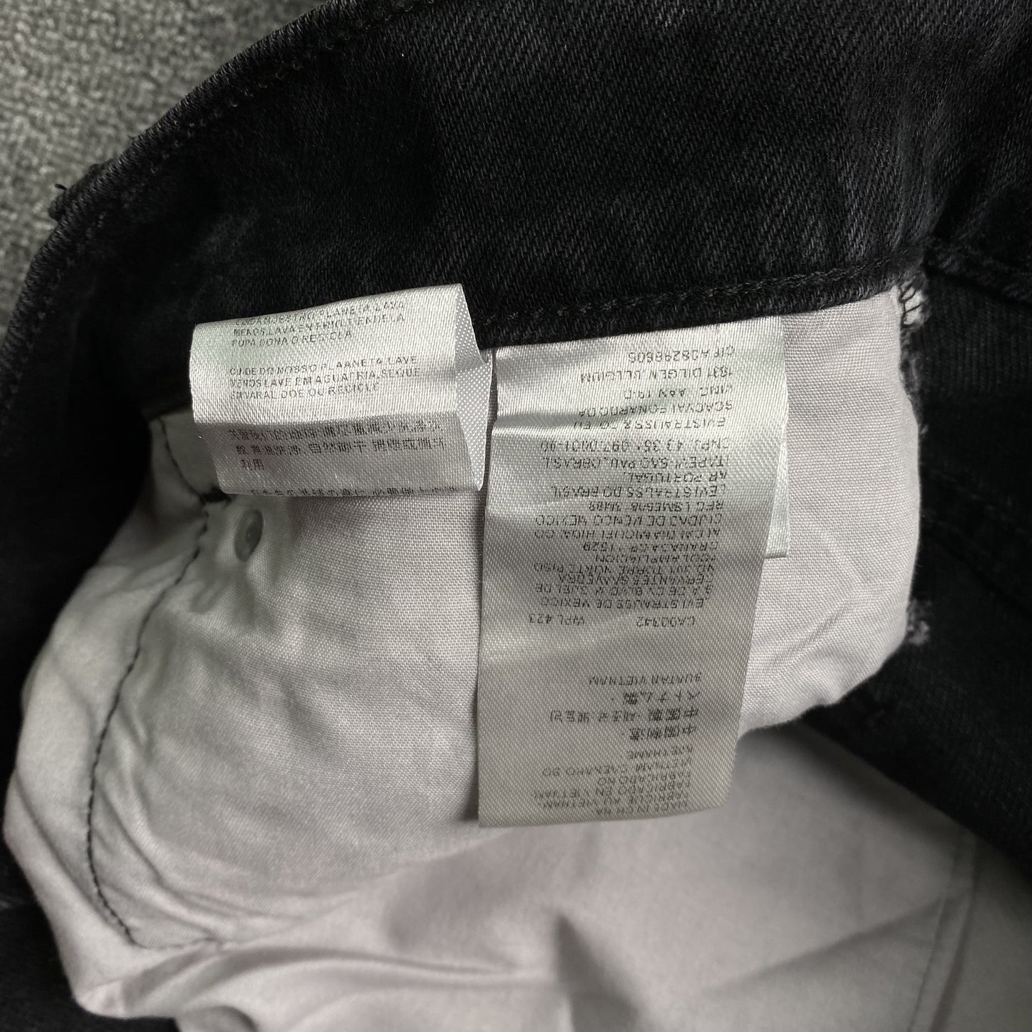 SP5DER PEINT MOTO DENIM NOIR