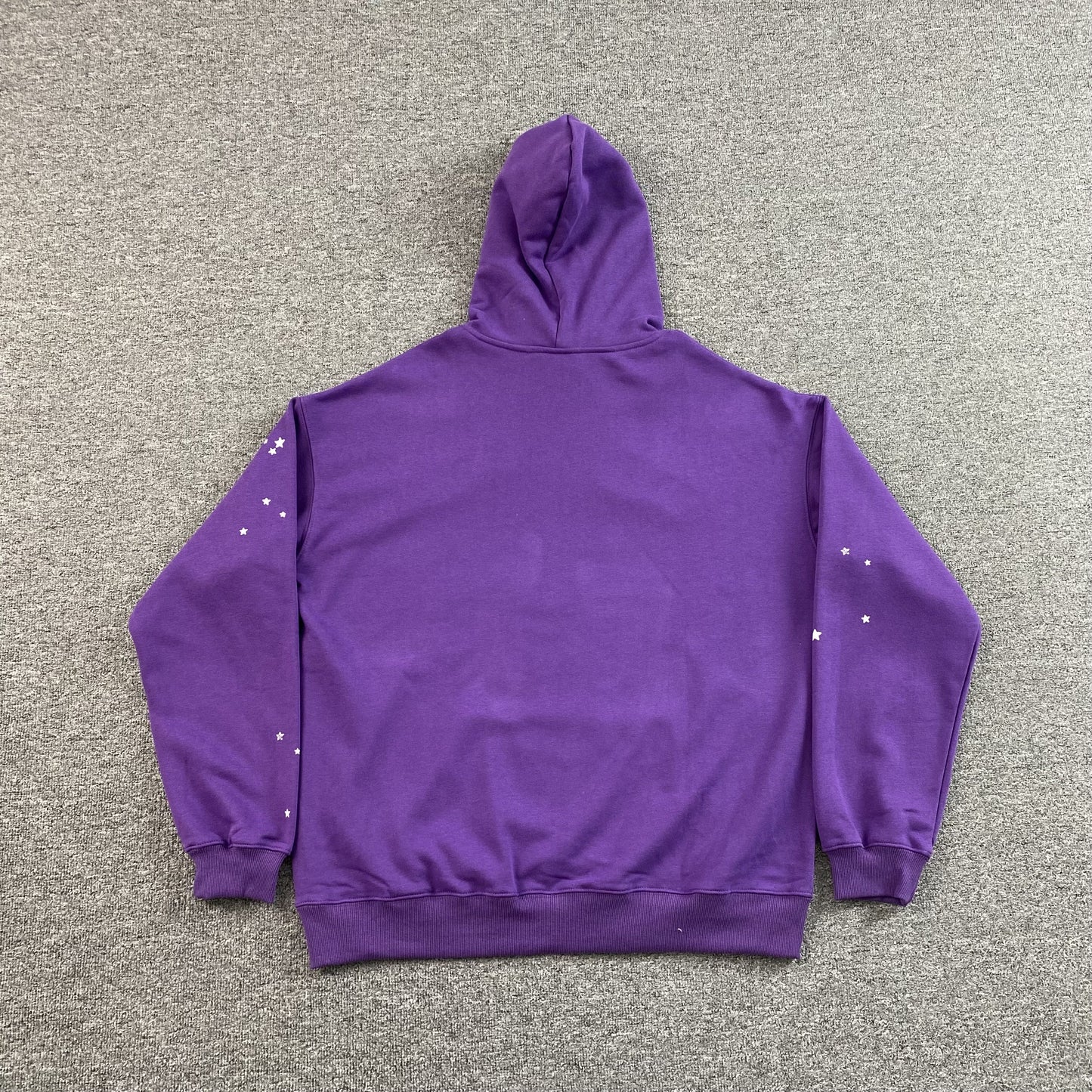 SP5DER STAR OG WEB V2 SWEAT À CAPUCHE VIOLET