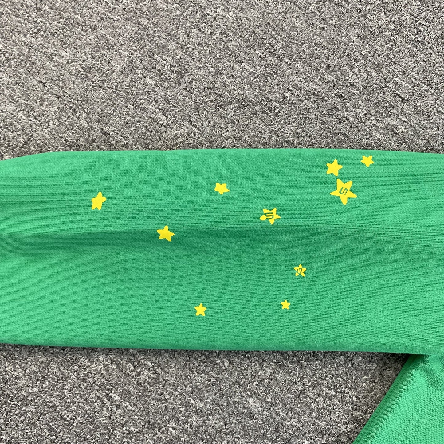 SP5DER STAR OG WEB V2 SWEAT À CAPUCHE SLIME VERT