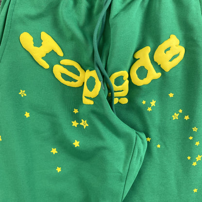 Pantalon de survêtement SP5DER STAR OG WEB V2 vert slime