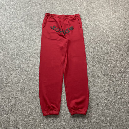 Pantalon de survêtement rouge SP5DER VVS