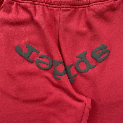 Pantalon de survêtement rouge SP5DER VVS