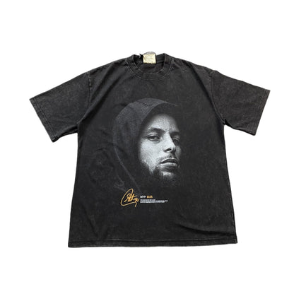 T-shirt graphique vintage Stephen Curry gris foncé