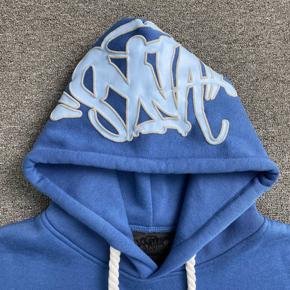 SWEAT À CAPUCHE SYNA WORLD LOGO BLEU
