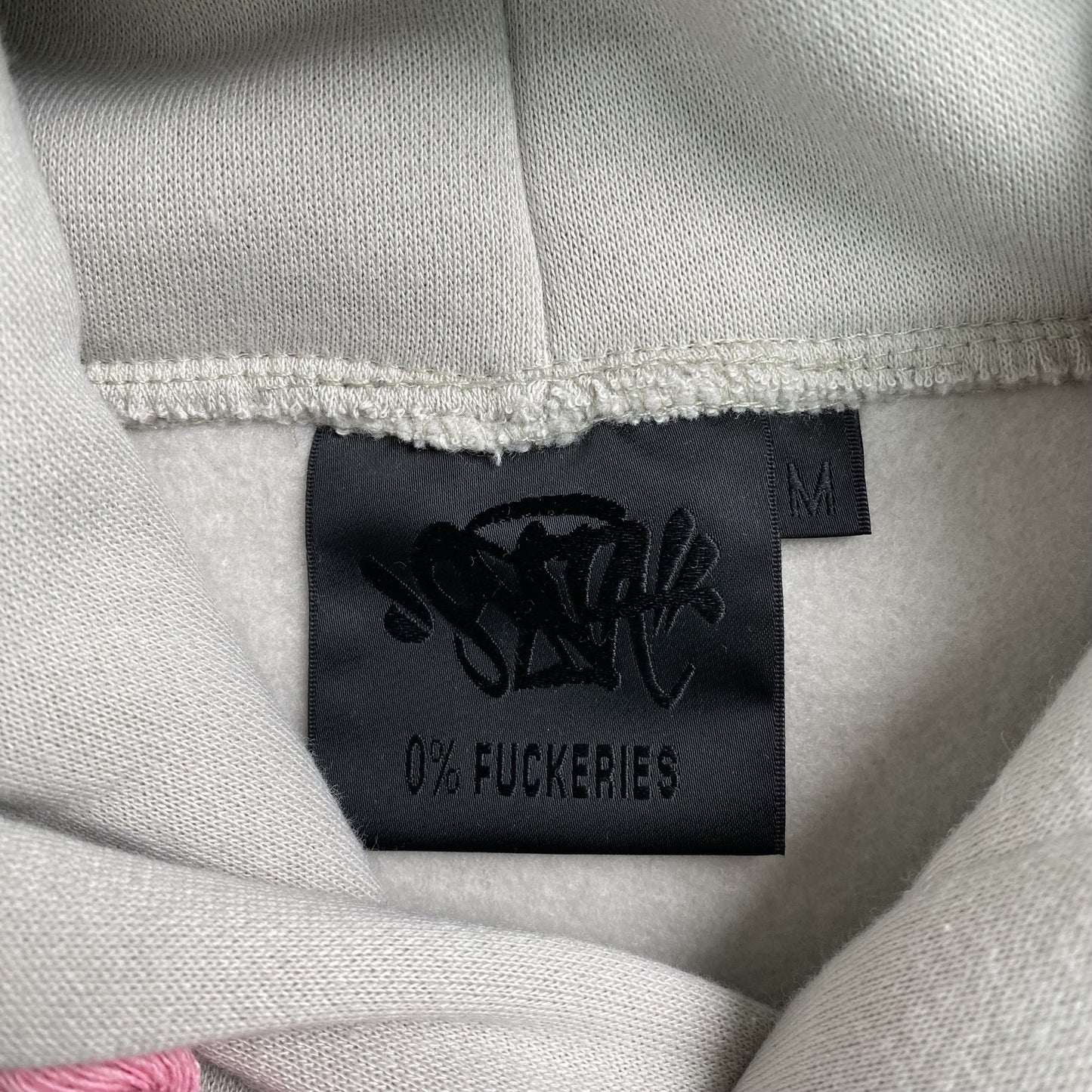 SWEAT À CAPUCHE SYNA WORLD LOGO GRIS ROSE