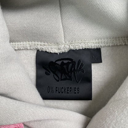 SWEAT À CAPUCHE SYNA WORLD LOGO GRIS ROSE