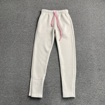 SYNA WORLD SYNA LOGO PANTALON DE SURVÊTEMENT GRIS ROSE