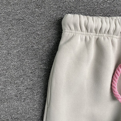 SYNA WORLD SYNA LOGO PANTALON DE SURVÊTEMENT GRIS ROSE