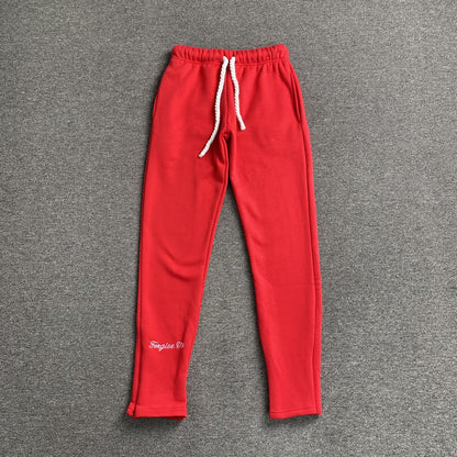 Pantalon de survêtement rouge SYNA WORLD avec logo SYNA