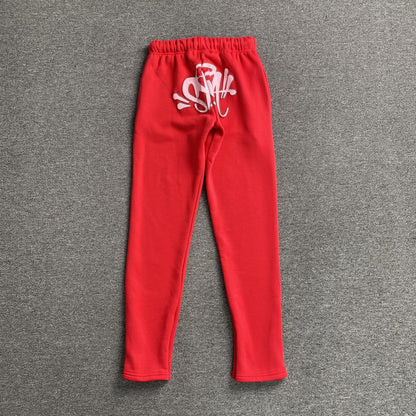 Pantalon de survêtement rouge SYNA WORLD avec logo SYNA