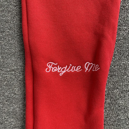 Pantalon de survêtement rouge SYNA WORLD avec logo SYNA
