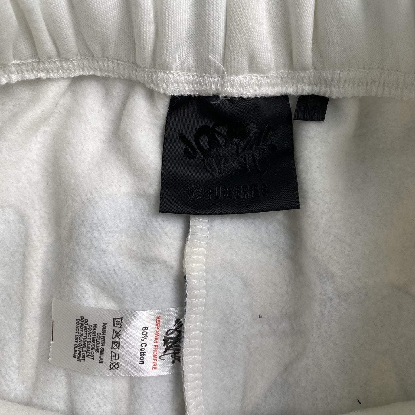 Pantalon de survêtement blanc SYNA WORLD SYNA LOGO