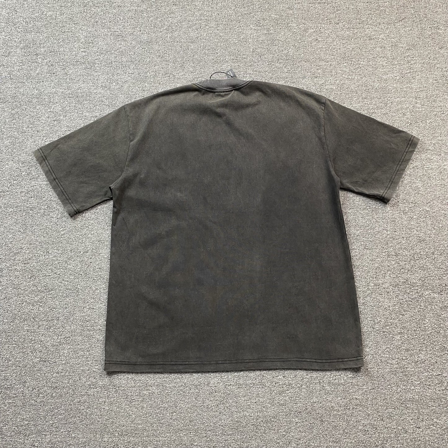 T-shirt graphique vintage Tupac gris foncé