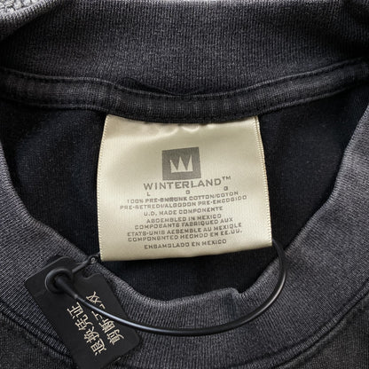 T-shirt graphique vintage Tupac gris foncé