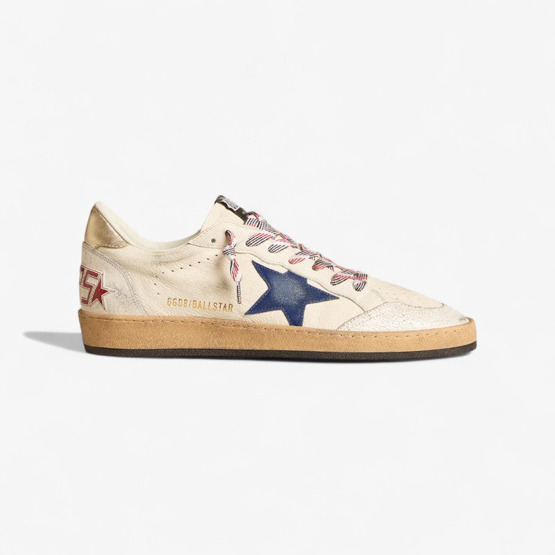 Ball Star Golden Goose – Étoile marine avec lacets style américain