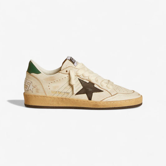 Baskets Golden Goose Ball Star – Crème et noir