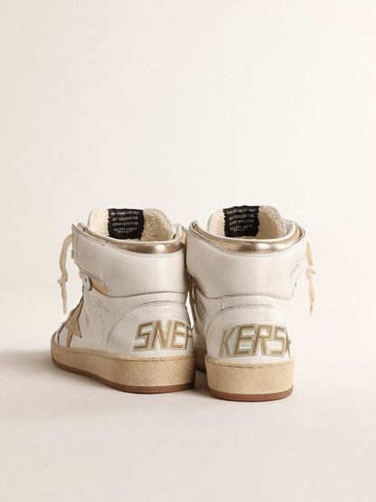 Golden Goose Sky-Star – Blanc et or
