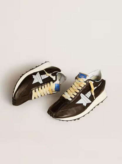Baskets Golden Goose Soul Star – Cuir noir