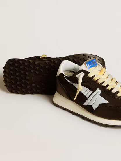 Baskets Golden Goose Soul Star – Cuir noir