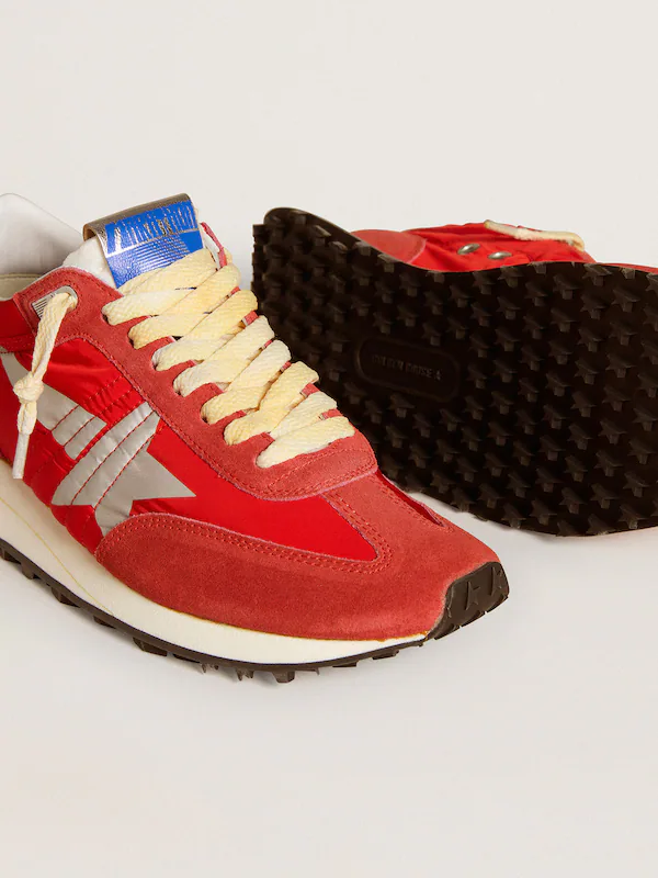 Baskets Golden Goose Soul Star – Rouge et argent