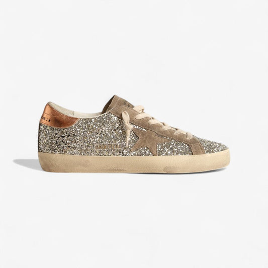Baskets Golden Goose Super-Star à paillettes intégrales